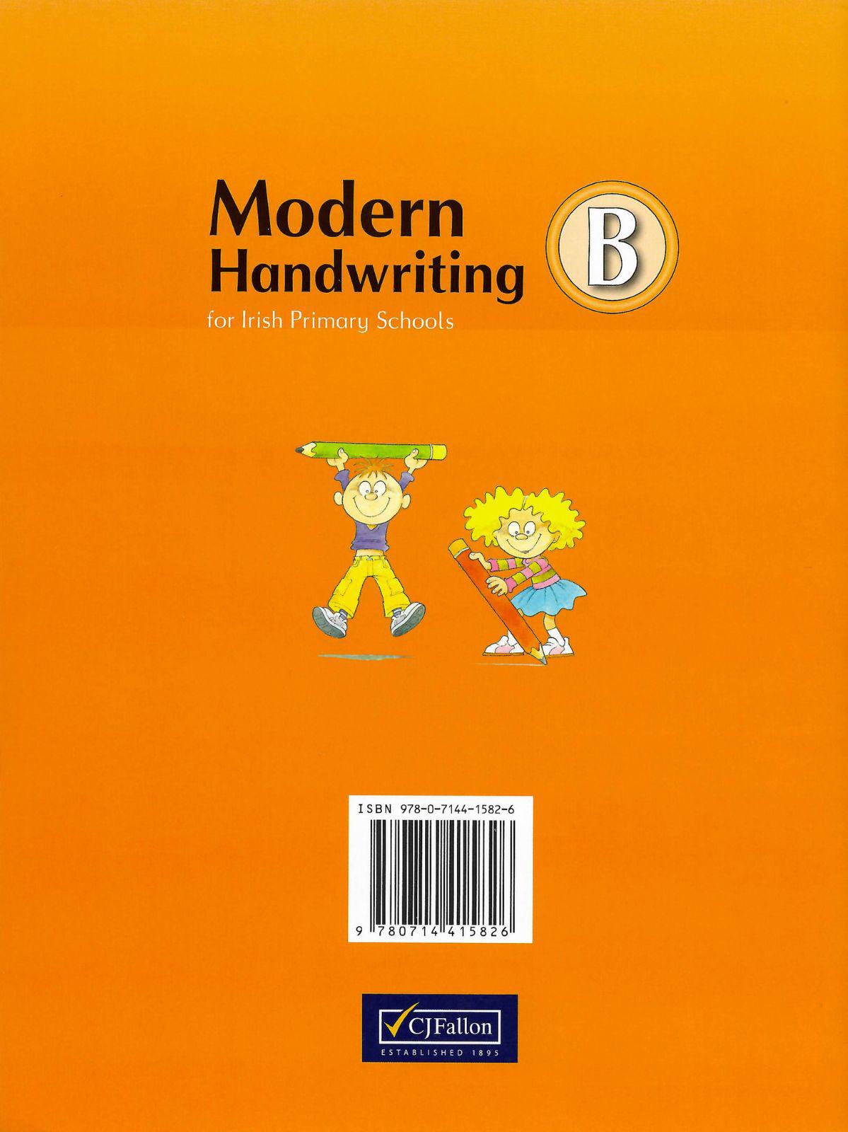 Modern Handwriting B - Senior Infants by CJ Fallon on Schoolbooks.ie