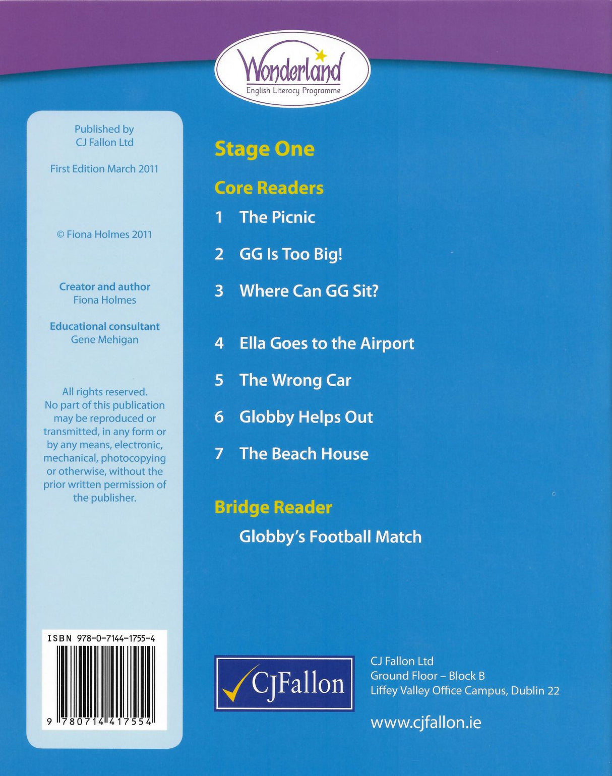 ■ Wonderland - Bridge Reader - Globby's Football Match by CJ Fallon on Schoolbooks.ie