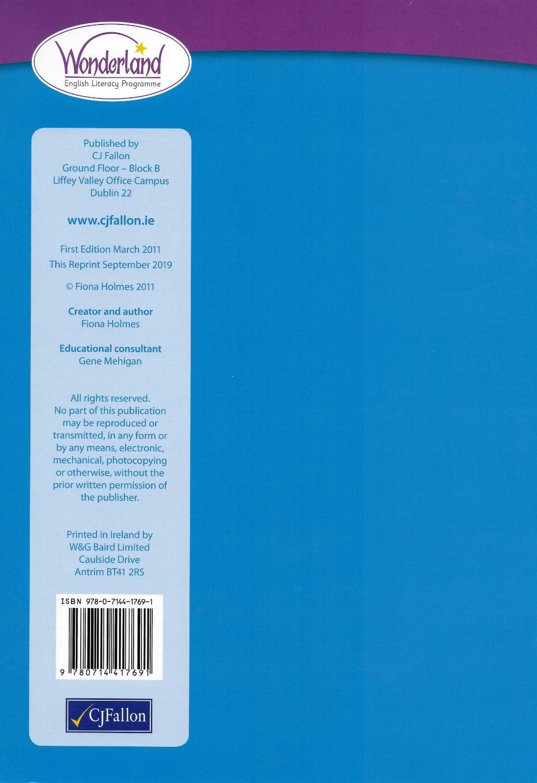 ■ Wonderland - Skills Book A by CJ Fallon on Schoolbooks.ie