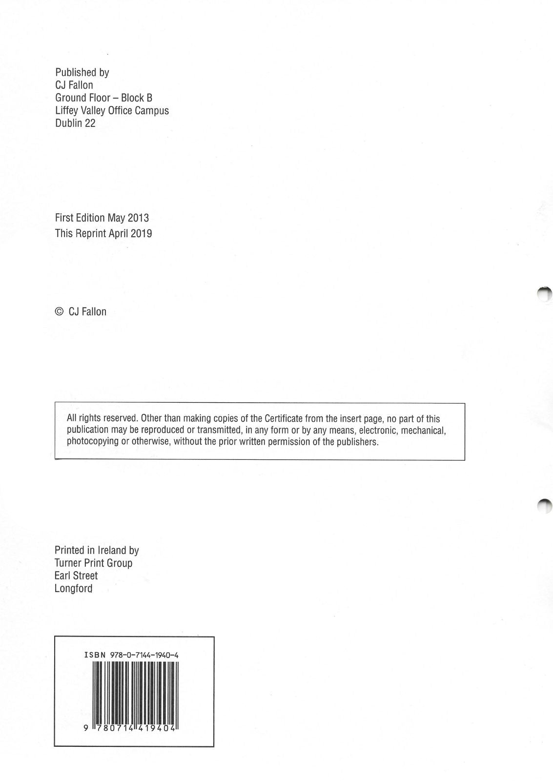 Report Cards - Junior Infants - 6th Class (Revised) by CJ Fallon on Schoolbooks.ie