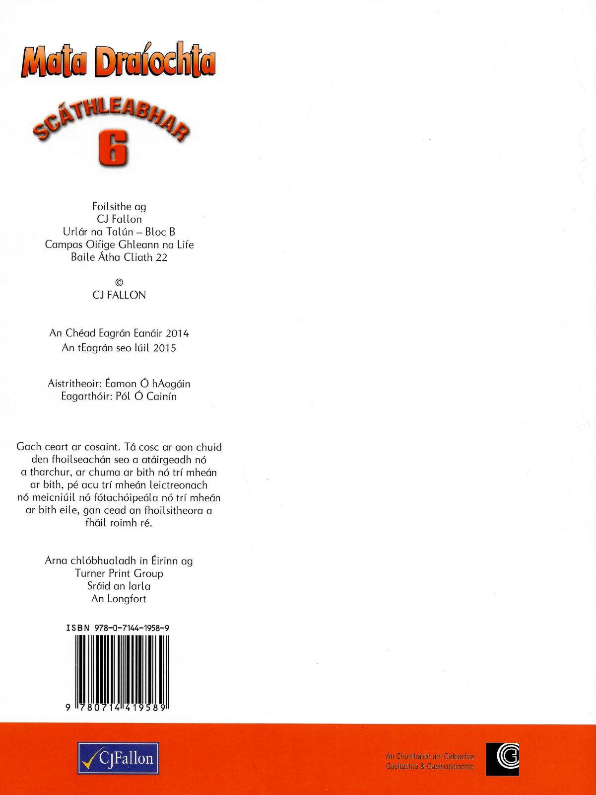 ■ Mata Draíochta Scathleabhar 6 by CJ Fallon on Schoolbooks.ie