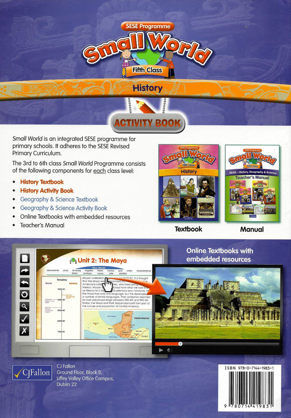 Small World - History - 5th Class - Activity Book by CJ Fallon on Schoolbooks.ie