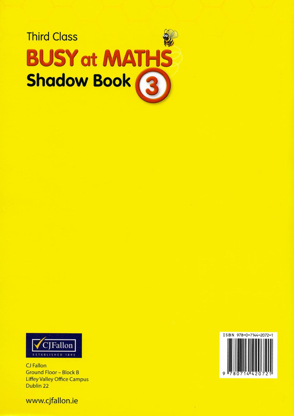 ■ Busy at Maths 3 - Shadow Book - 1st / Old Edition (2014) by CJ Fallon on Schoolbooks.ie
