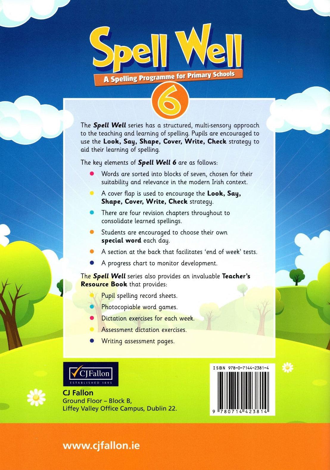 ■ Spell Well 6 - 6th Class by CJ Fallon on Schoolbooks.ie