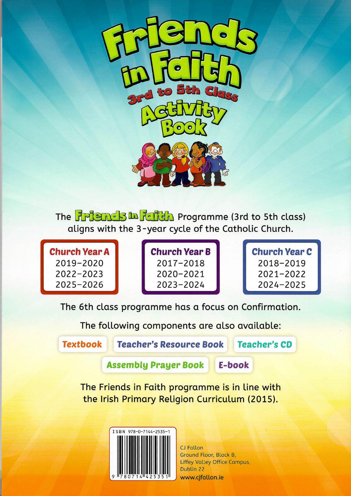 ■ Friends in Faith - 3rd to 5th Class - Church Year C - Activity Book by CJ Fallon on Schoolbooks.ie