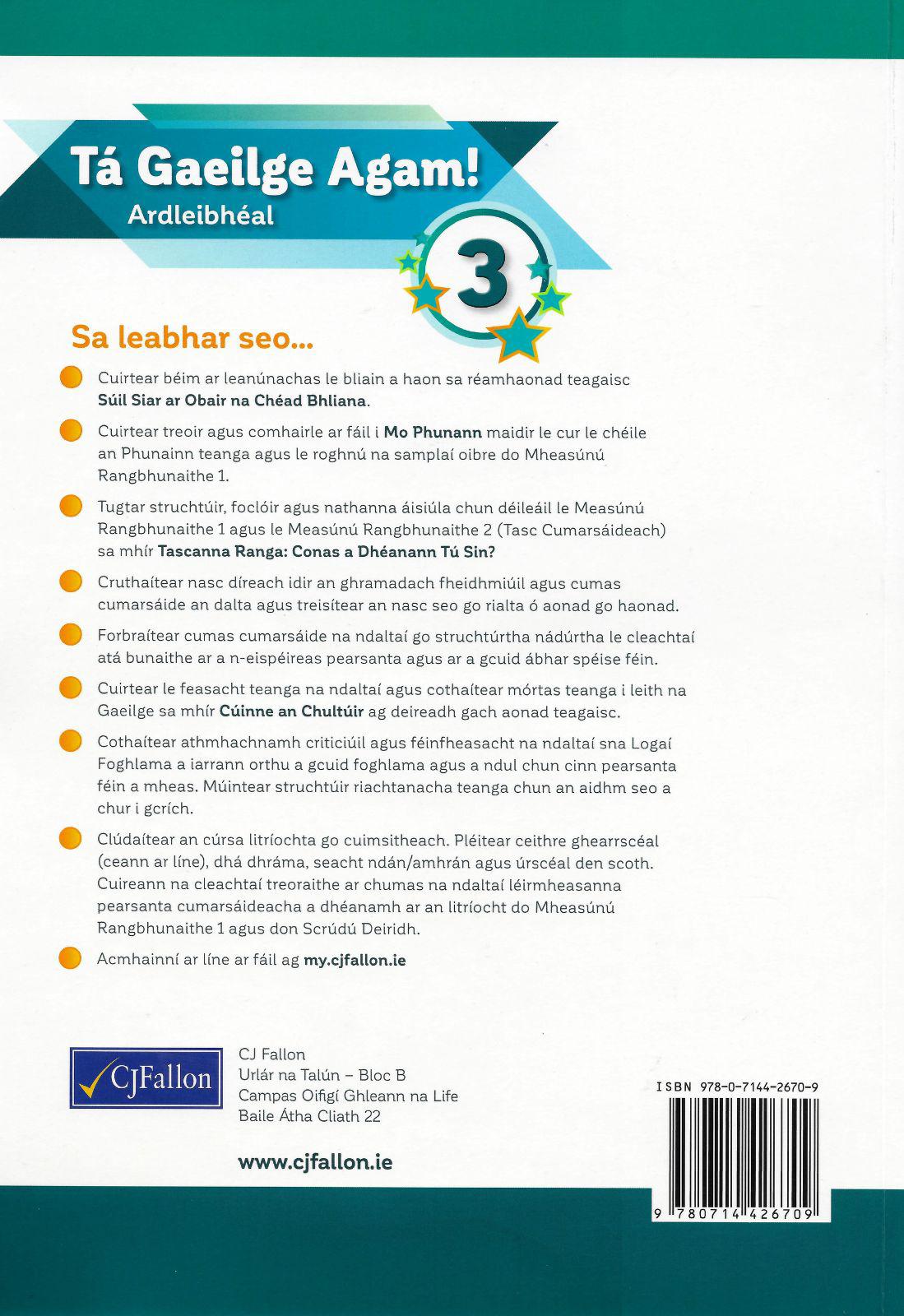 Tá Gaeilge Agam! 3 by CJ Fallon on Schoolbooks.ie