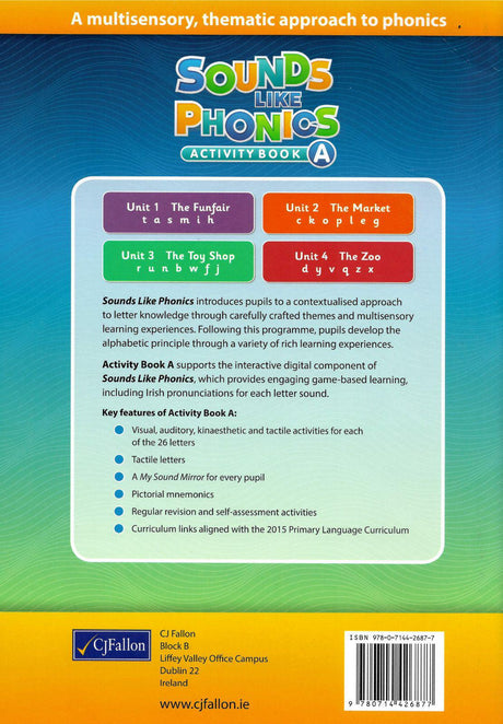 Sounds Like Phonics A by CJ Fallon on Schoolbooks.ie