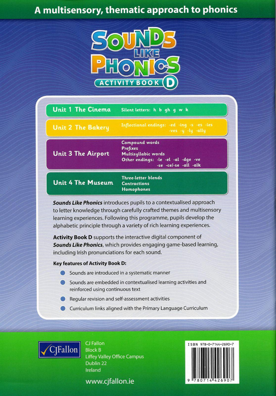 Sounds Like Phonics D by CJ Fallon on Schoolbooks.ie