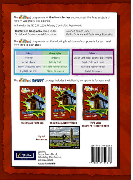Let's Discover! - 3rd Class - History - Textbook Only by CJ Fallon on Schoolbooks.ie