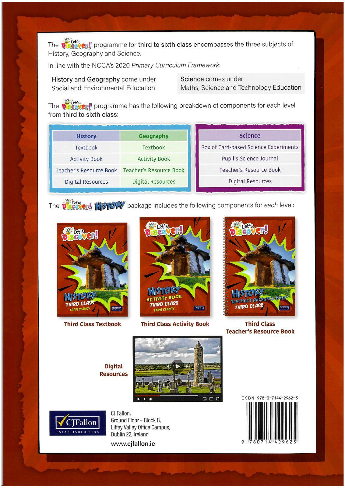 Let's Discover! - 3rd Class - History - Activity Book Only by CJ Fallon on Schoolbooks.ie