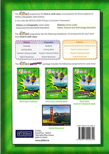 Let's Discover! - 3rd Class - Geography - Activity Book Only by CJ Fallon on Schoolbooks.ie