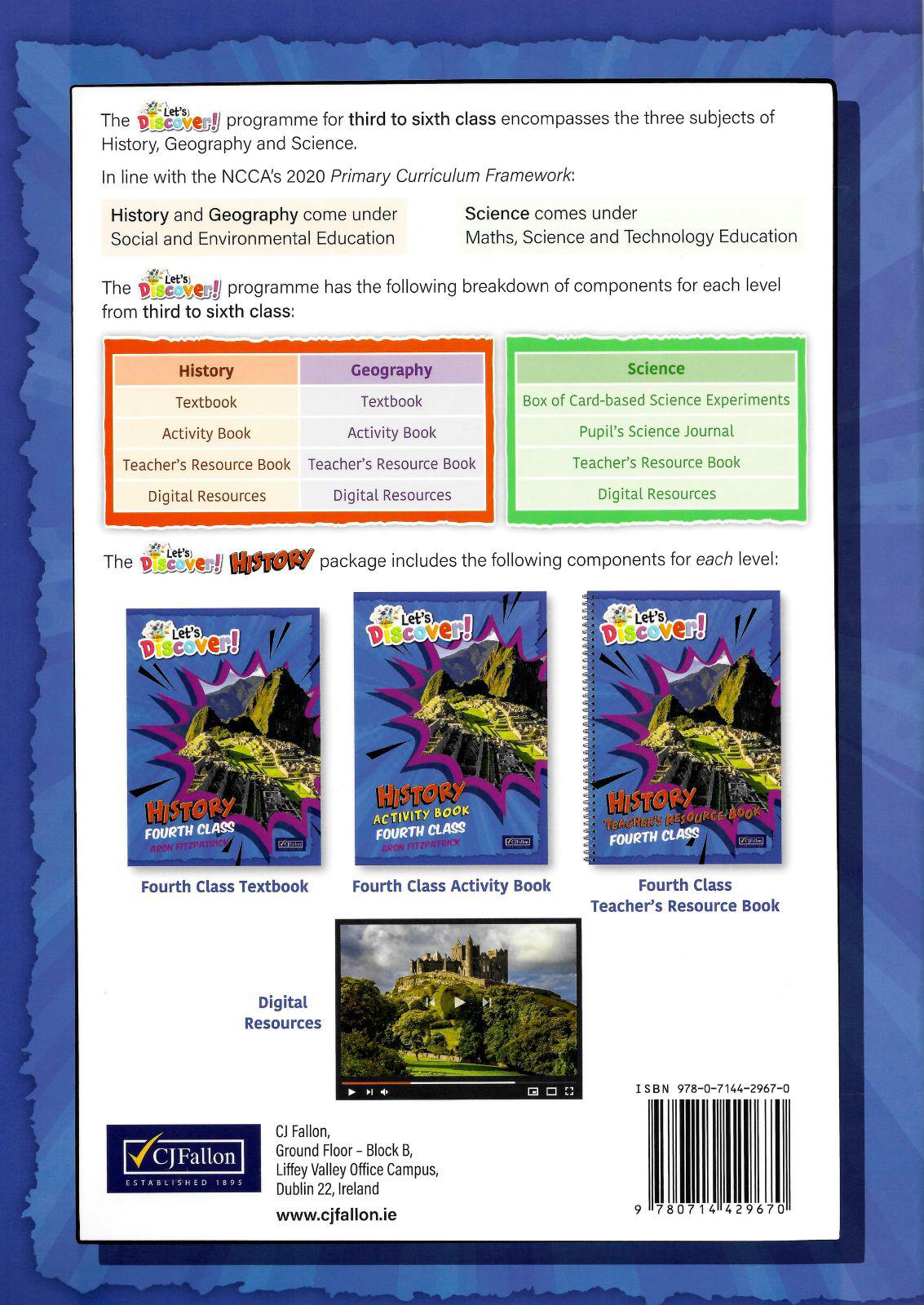 Let's Discover! - 4th Class - History - Activity Book Only by CJ Fallon on Schoolbooks.ie
