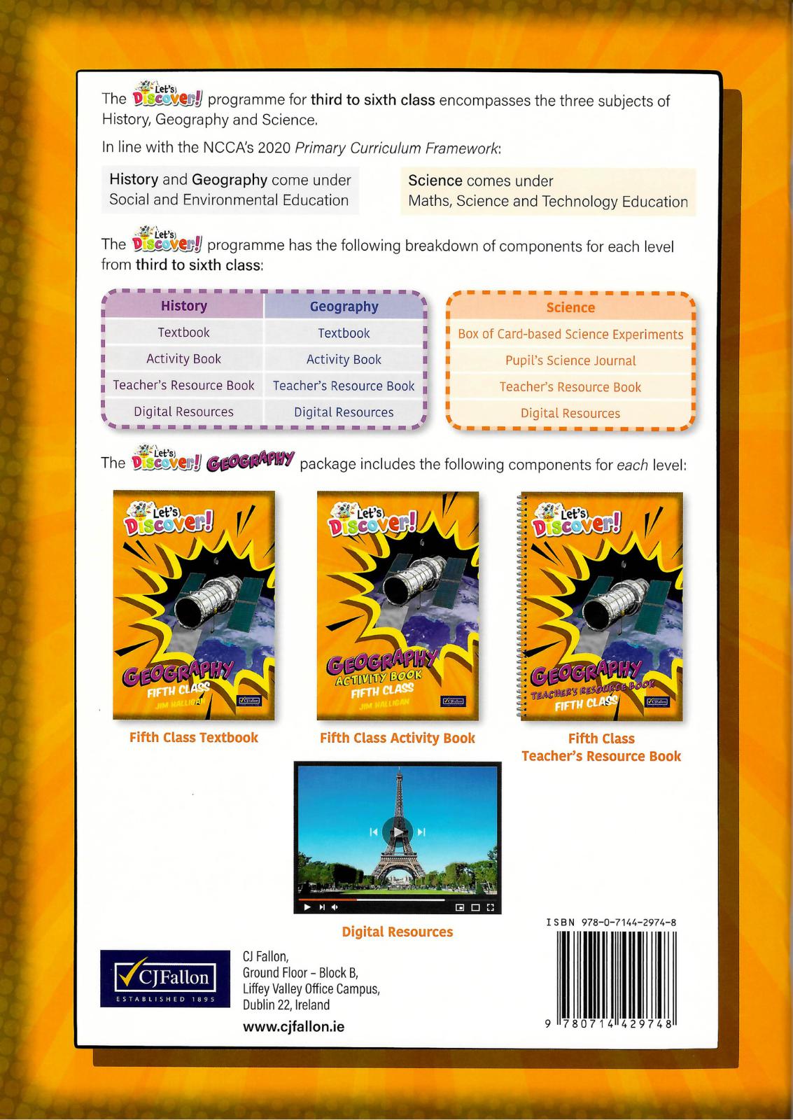 Let's Discover! - 5th Class - Geography - Activity Book Only by CJ Fallon on Schoolbooks.ie