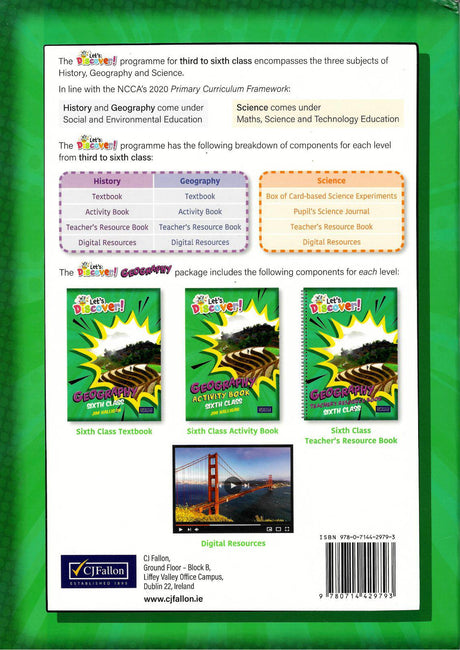 Let's Discover! - 6th Class - Geography - Activity Book Only by CJ Fallon on Schoolbooks.ie
