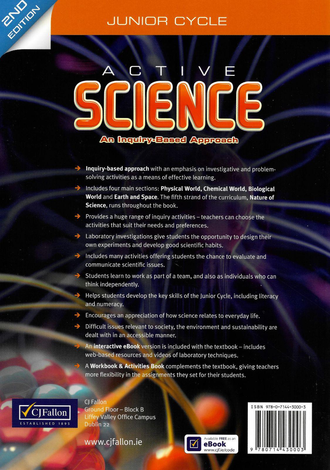 ■ Active Science - Set - 2nd / New Edition (2021) by CJ Fallon on Schoolbooks.ie