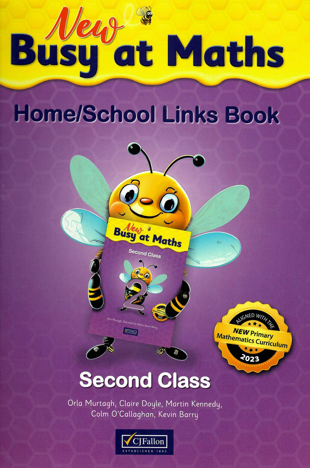 Busy at Maths 2 - Second Class - Home / School Links Book - New Edition (2024) by CJ Fallon on Schoolbooks.ie