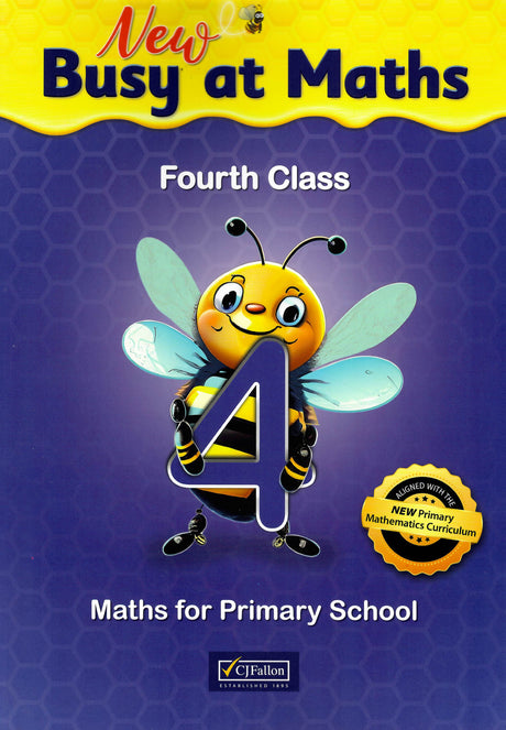 Busy at Maths 4 - Fourth Class - New Edition (2025) by CJ Fallon on Schoolbooks.ie