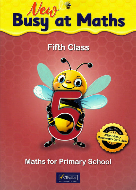 Busy at Maths 5 - Fifth Class - New Edition (2025) by CJ Fallon on Schoolbooks.ie