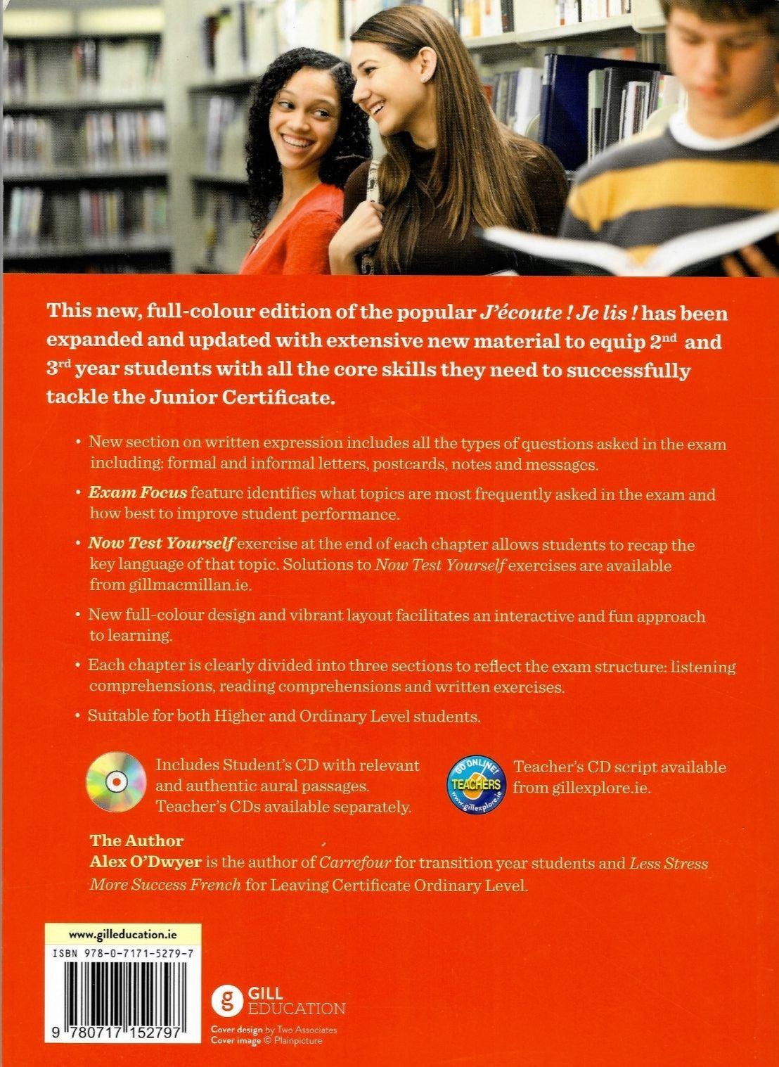 ■ J'Ecoute! Je Lis! J'Ecris! - 3rd Edition by Gill Education on Schoolbooks.ie