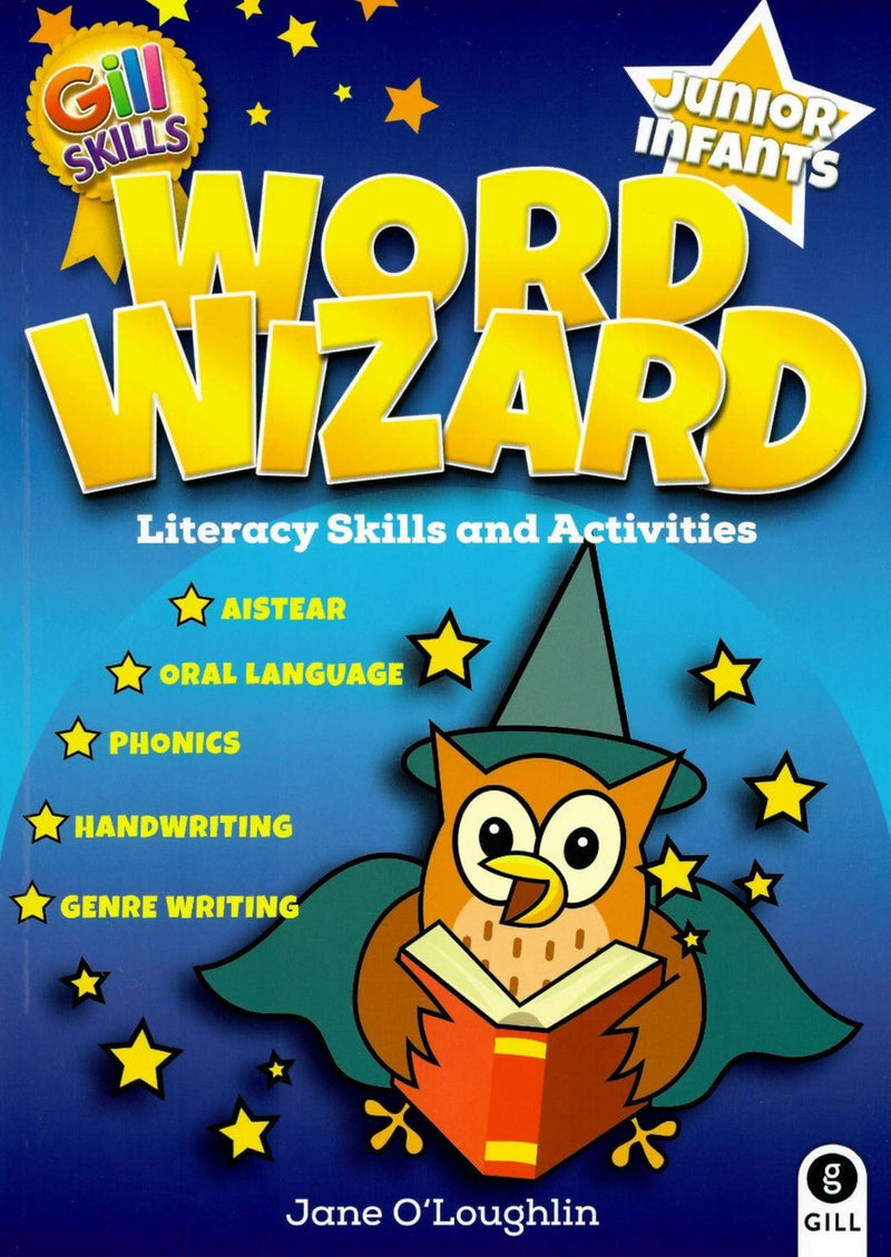 Word Wizard Junior Infants by Gill Education on Schoolbooks.ie