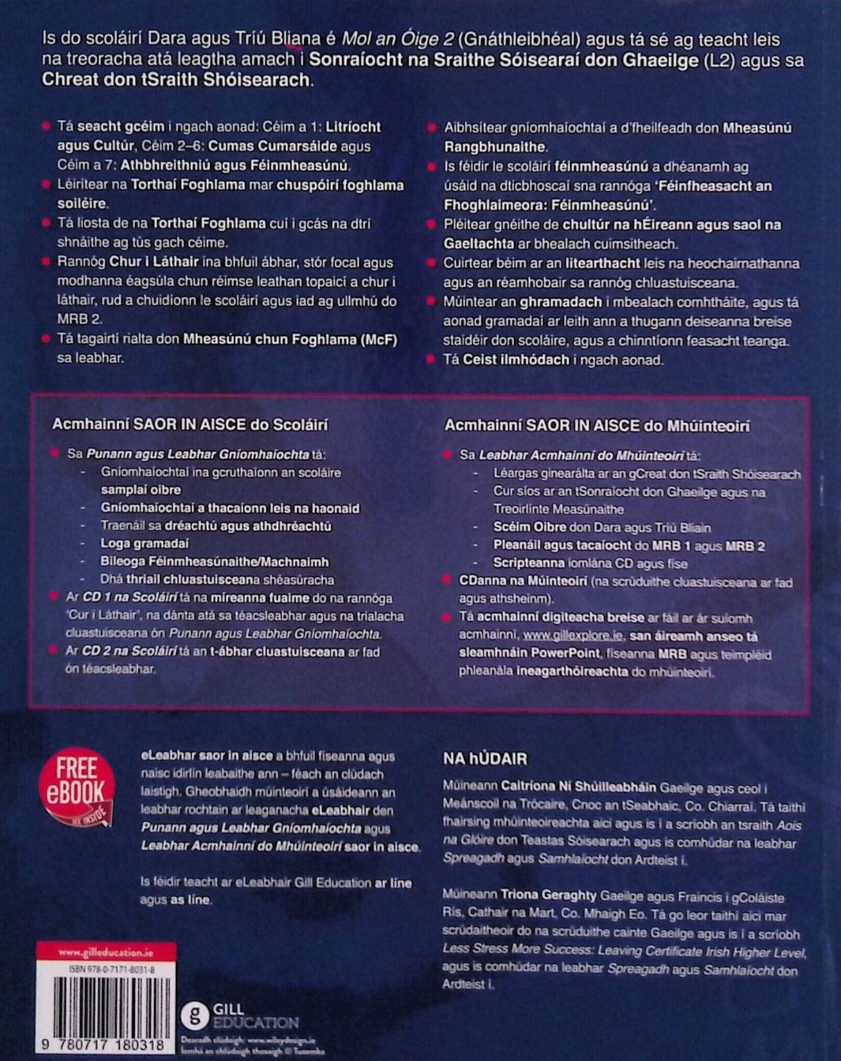 ■ Mol an Óige 2 - Textbook & Workbook Set - 1st / Old Edition (2019) by Gill Education on Schoolbooks.ie