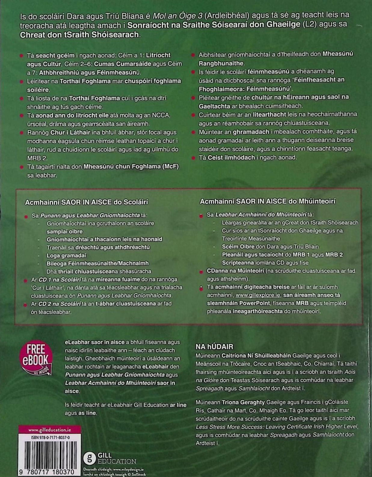 ■ Mol an Óige 3 - Textbook & Workbook Set - 1st / Old Edition (2018) by Gill Education on Schoolbooks.ie