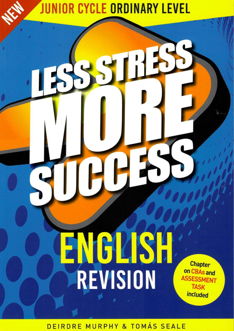 Less Stress More Success - Junior Cycle - English - Ordinary Level by Gill Education on Schoolbooks.ie