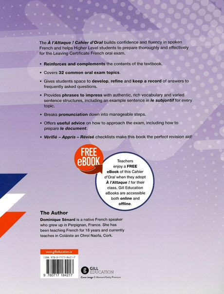À L'Attaque! - Cahier d'Oral Only - 2nd / New Edition (2019) by Gill Education on Schoolbooks.ie