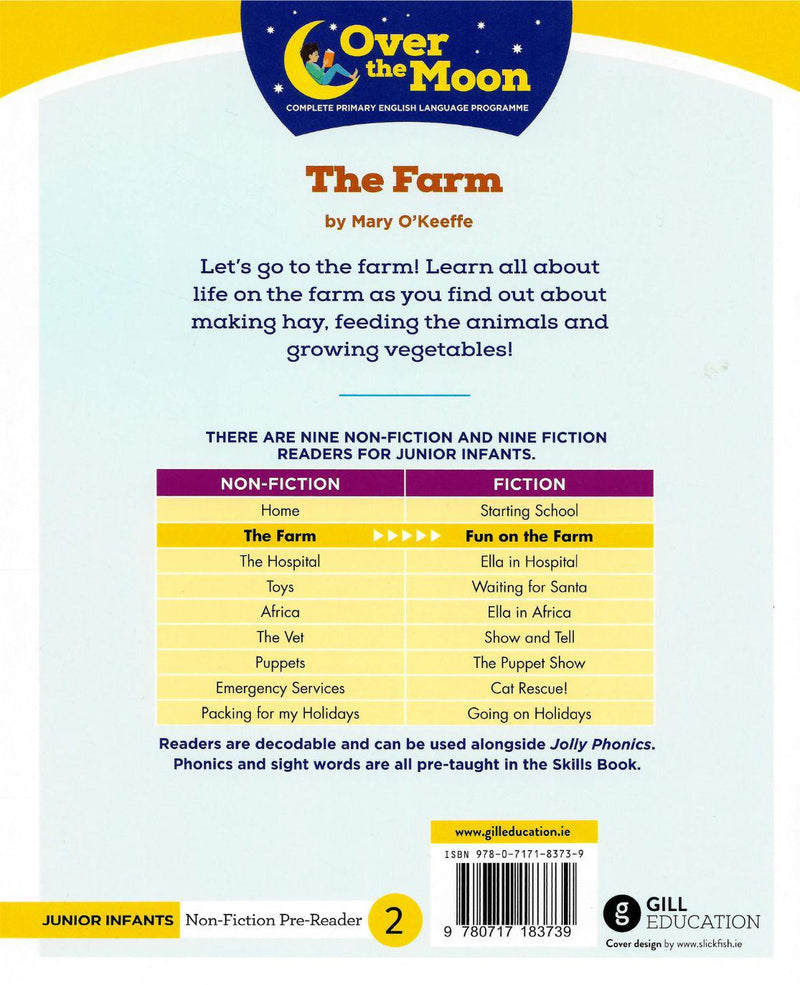 Over The Moon - The Farm - Junior Infants Non-Fiction Reader 2 by Gill Education on Schoolbooks.ie