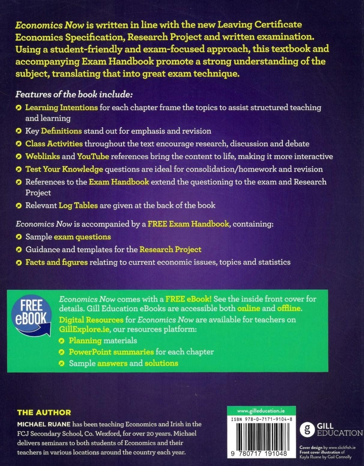 ■ Economics Now - Leaving Certificate - Textbook & Exam Handbook - Set - 1st / Old Edition (2021) by Gill Education on Schoolbooks.ie