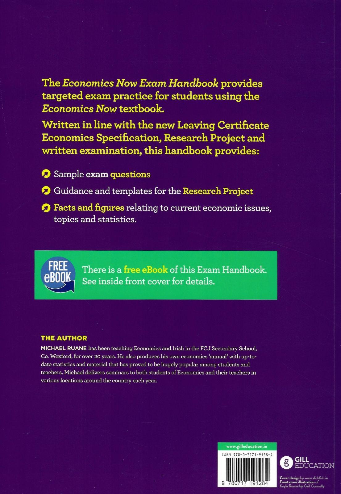 ■ Economics Now - Leaving Certificate - Textbook & Exam Handbook - Set - 1st / Old Edition (2021) by Gill Education on Schoolbooks.ie