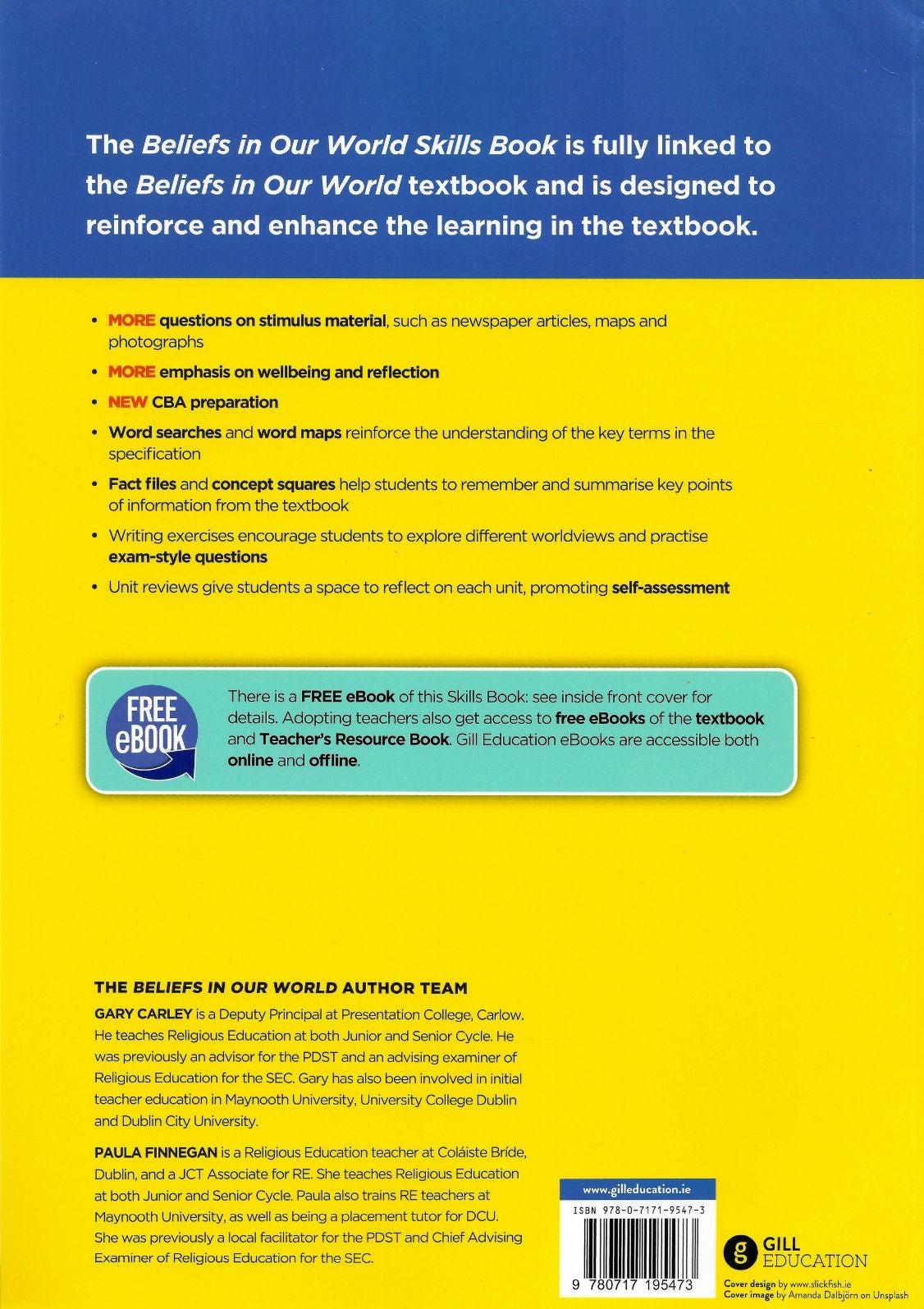 Beliefs in Our World - Skills Book Only - 2nd / New Edition (2023) by Gill Education on Schoolbooks.ie