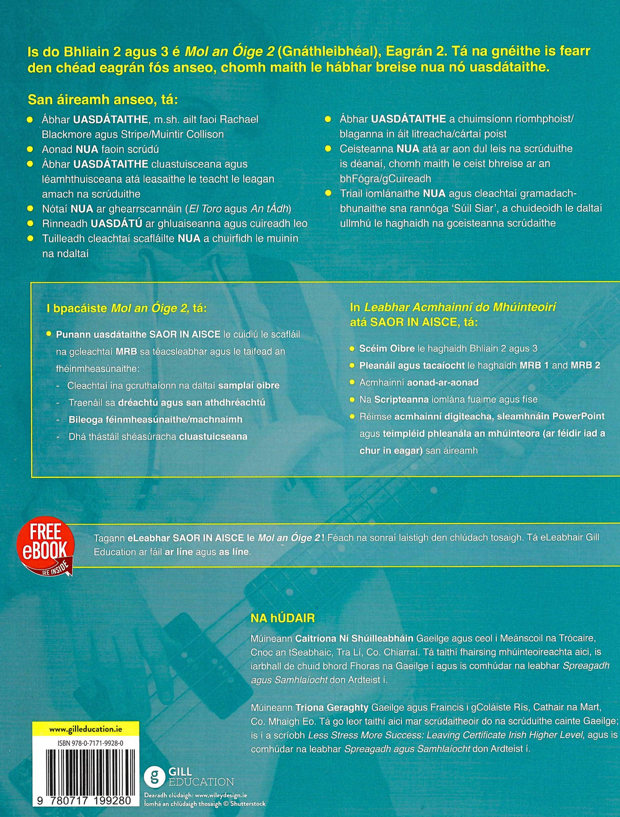 Mol an Óige 2 - Textbook & Workbook Set - 2nd / New Edition (2024) by Gill Education on Schoolbooks.ie