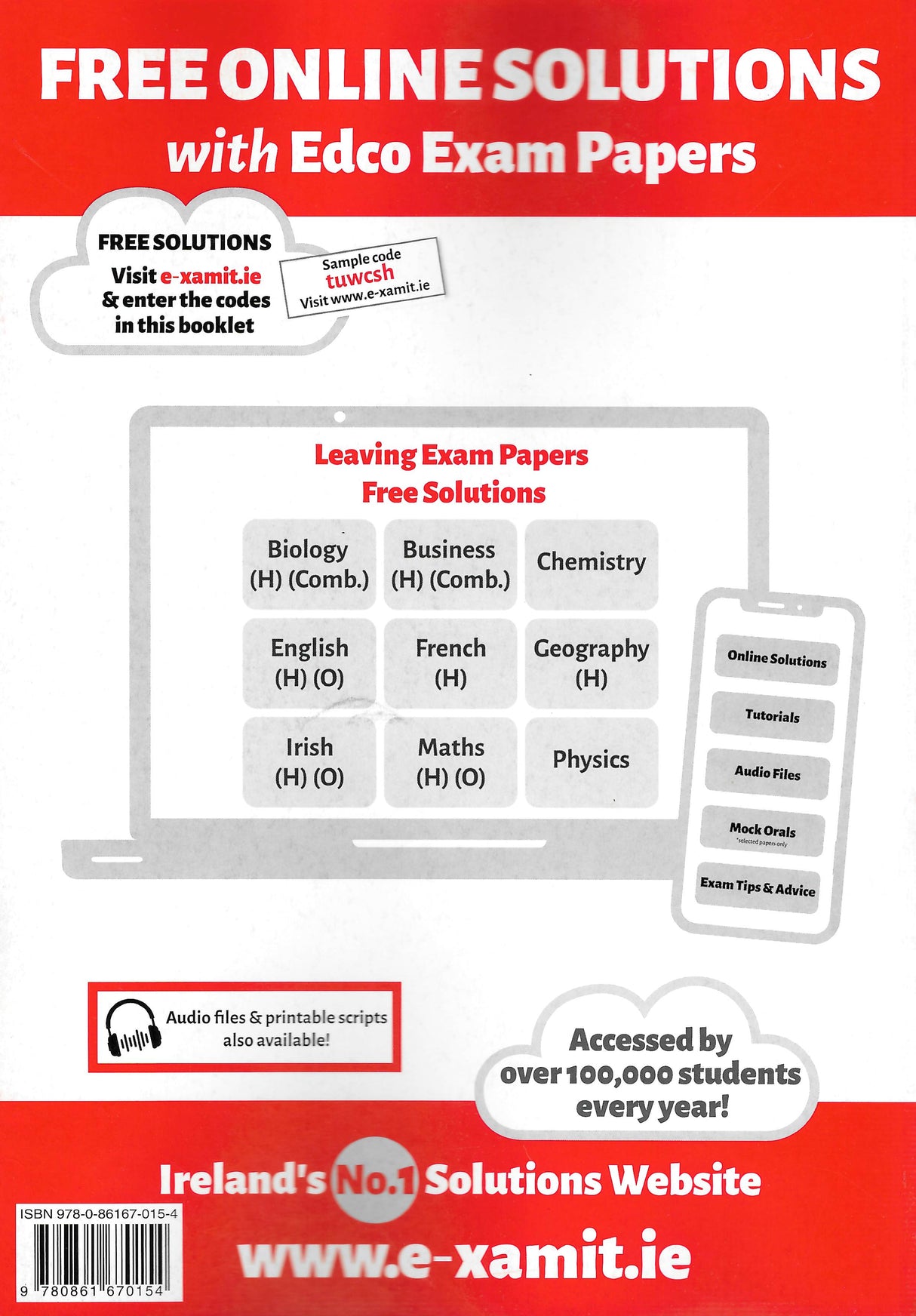 Exam Papers - Leaving Cert - Biology - Higher Level - Exam 2026 by Edco on Schoolbooks.ie