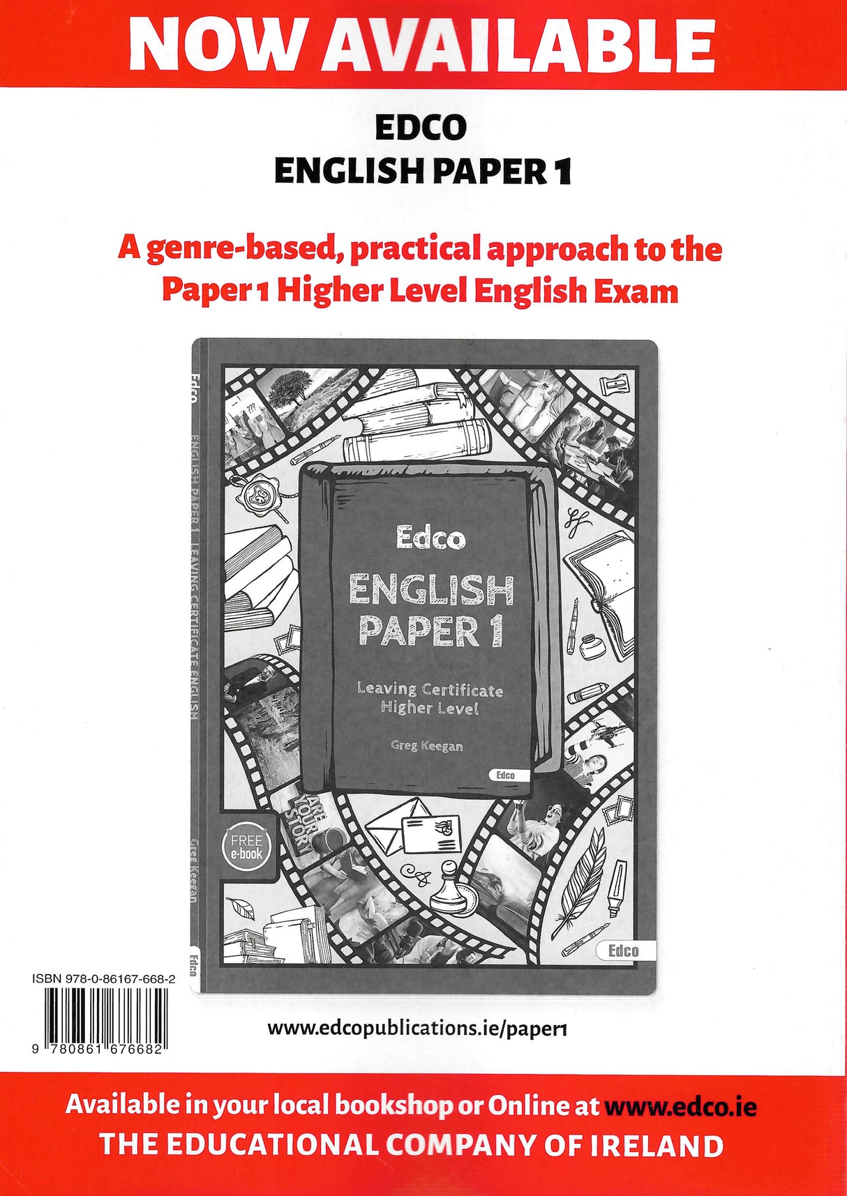 Exam Papers - Leaving Cert - English - Higher Level - Exam 2026 by Edco on Schoolbooks.ie