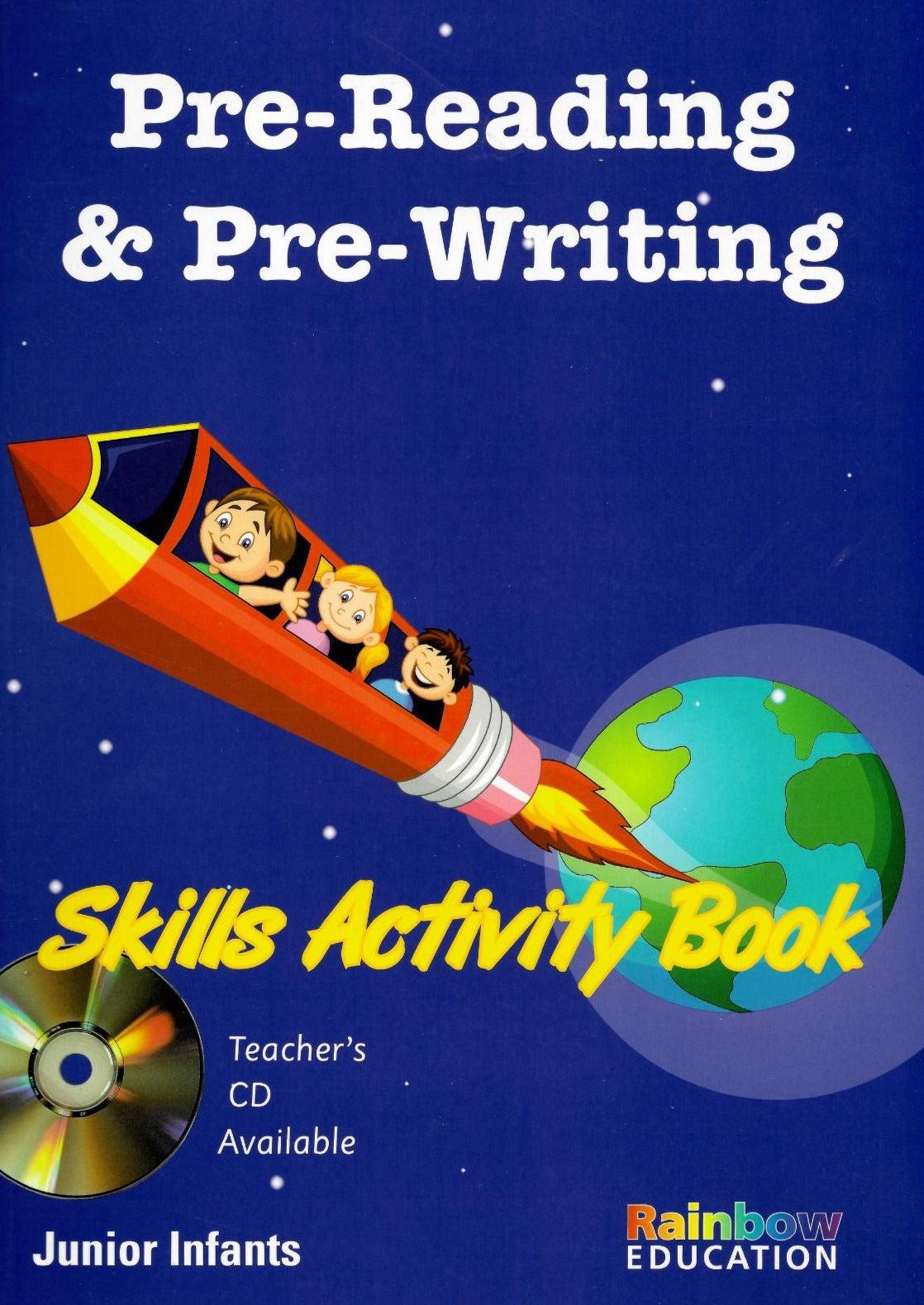 Pre-Reading & Pre-Writing Skills Book by Rainbow Education on Schoolbooks.ie