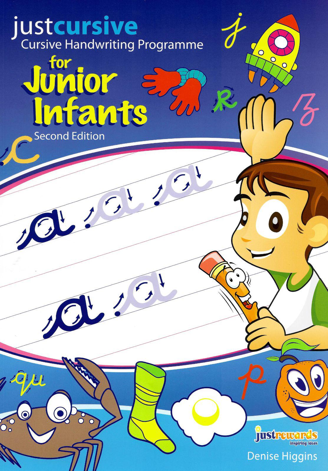 Just Cursive - Handwriting - Junior Infants (Book and Practice Copy Set) by Just Rewards on Schoolbooks.ie