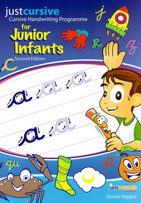Just Cursive - Handwriting - Junior Infants (Book and Practice Copy Set) by Just Rewards on Schoolbooks.ie