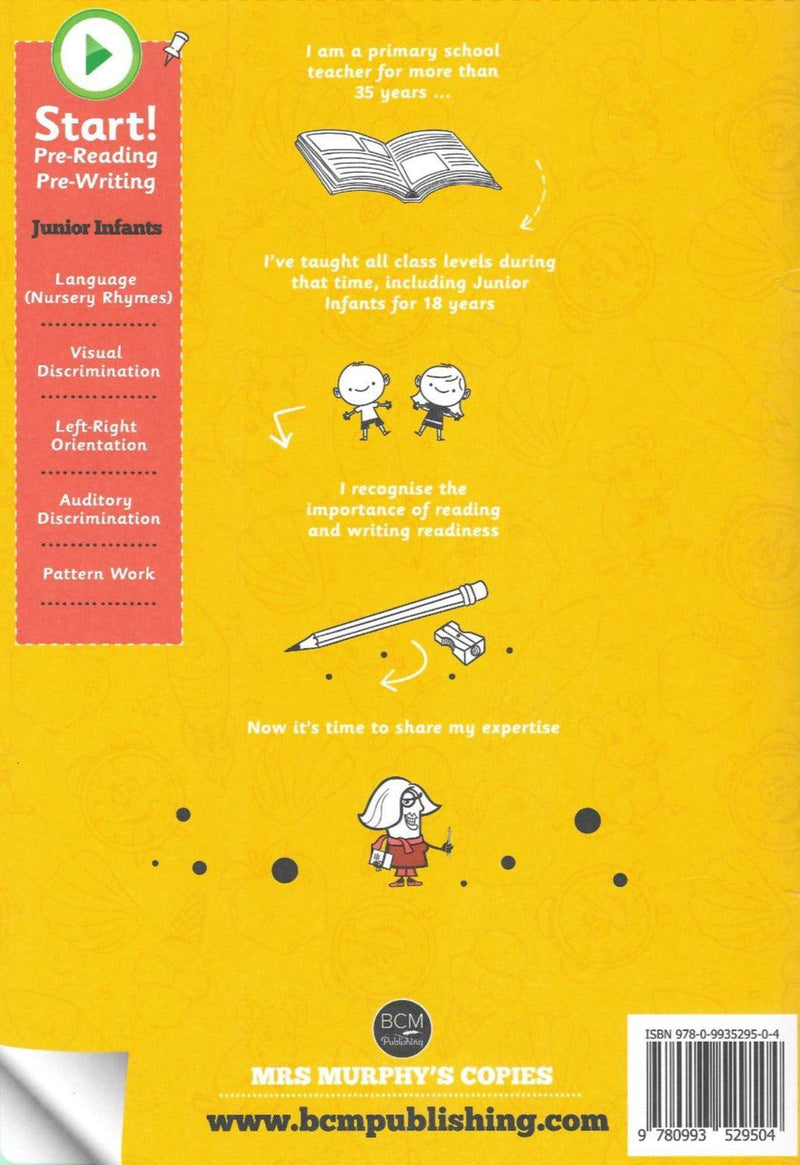 Start! Pre-Reading/Pre-Writing Workbook by Edco on Schoolbooks.ie
