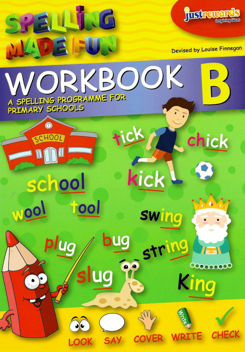 Spelling Made Fun Pupils Workbook B - 1st Class by Just Rewards on Schoolbooks.ie