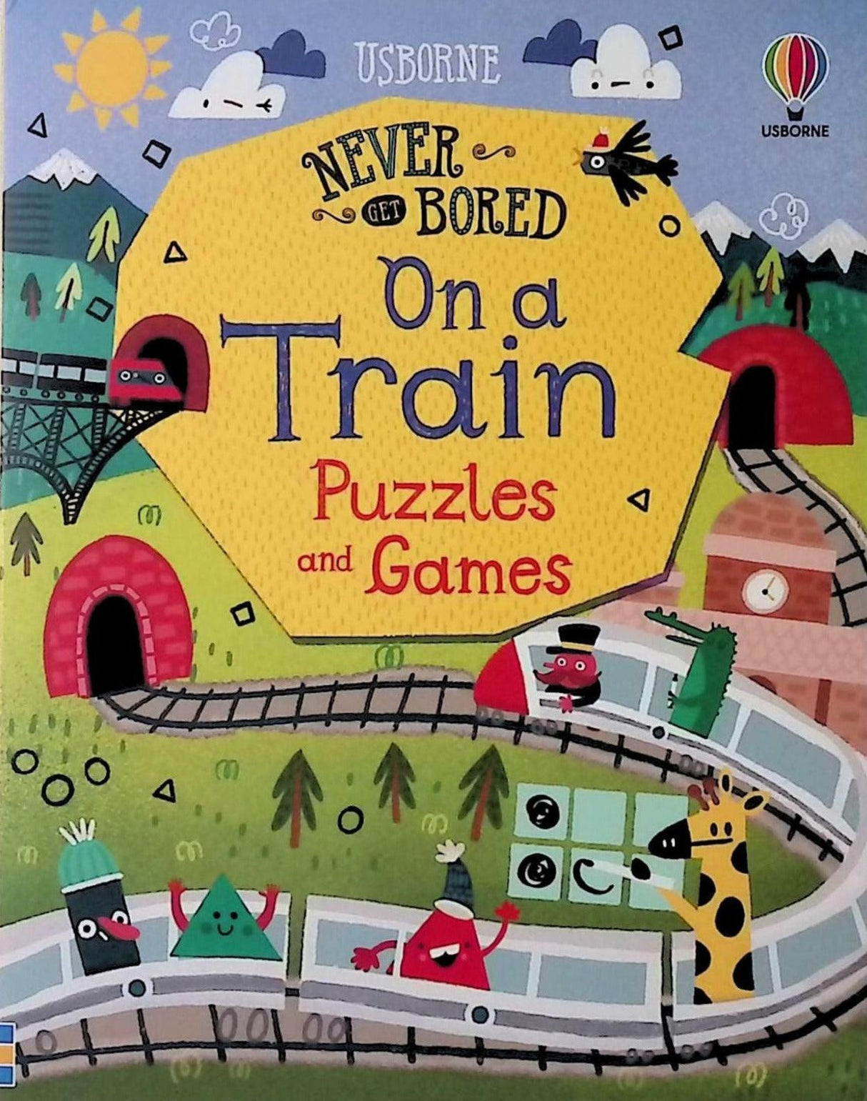 ■ Never Get Bored on a Train - Puzzles & Games by Usborne Publishing Ltd on Schoolbooks.ie