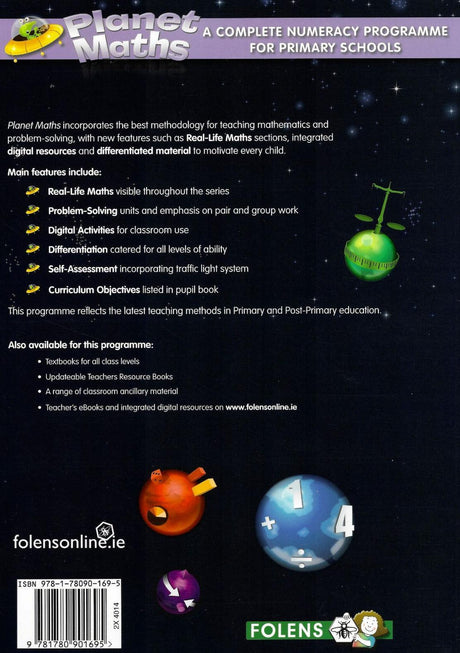 Planet Maths - 2nd Class - Satellite Activity Book by Folens on Schoolbooks.ie