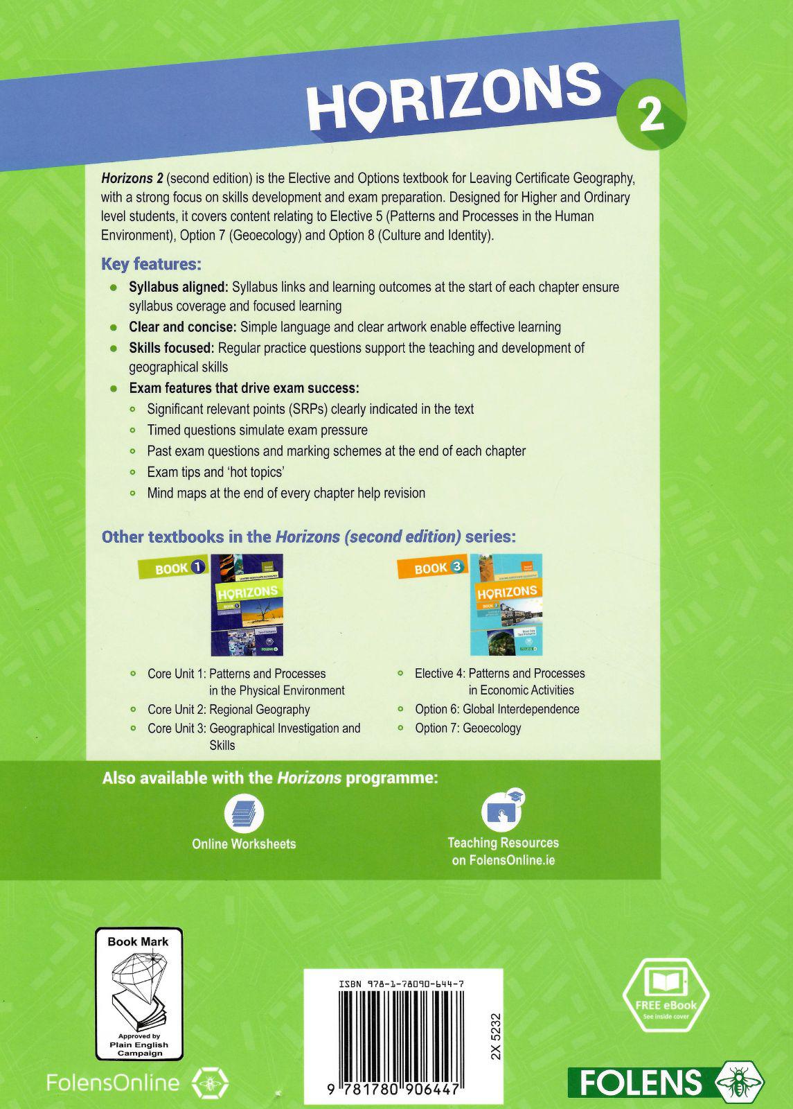 ■ Horizons 2 - 2nd Edition by Folens on Schoolbooks.ie