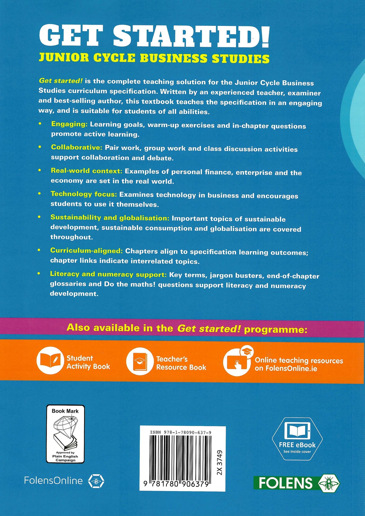 ■ Get Started - Junior Cycle Business Studies by Folens on Schoolbooks.ie