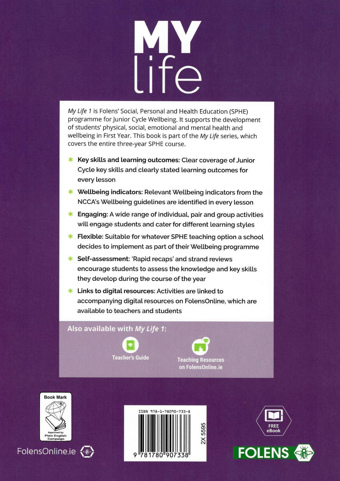 My Life - Book 1 by Folens on Schoolbooks.ie