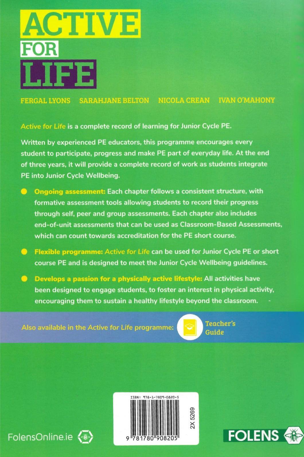 ■ Active for Life - 1st / Old Edition (2018) by Folens on Schoolbooks.ie