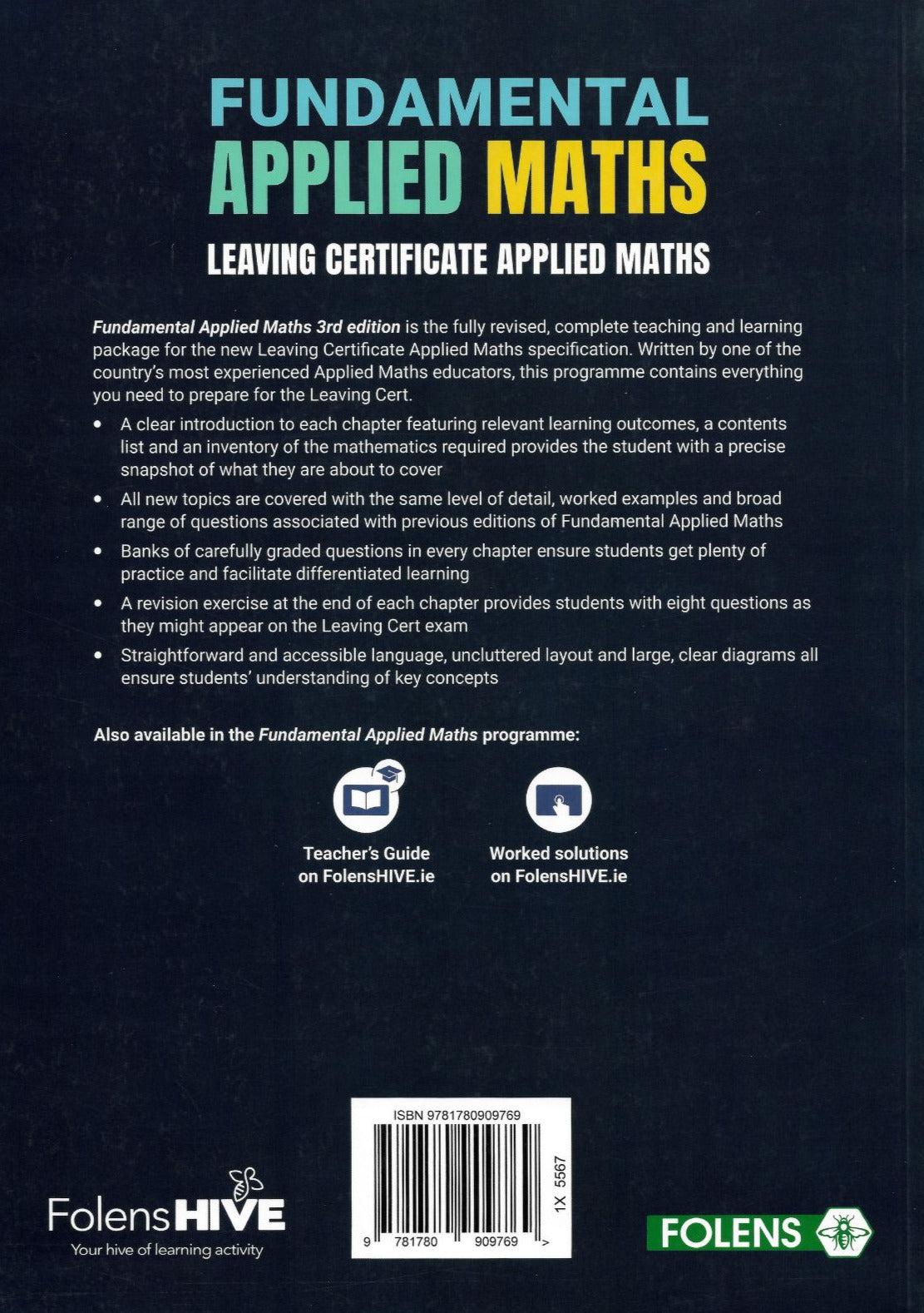 ■ Fundamental Applied Maths - 3rd / New Edition (2021) by Folens on Schoolbooks.ie