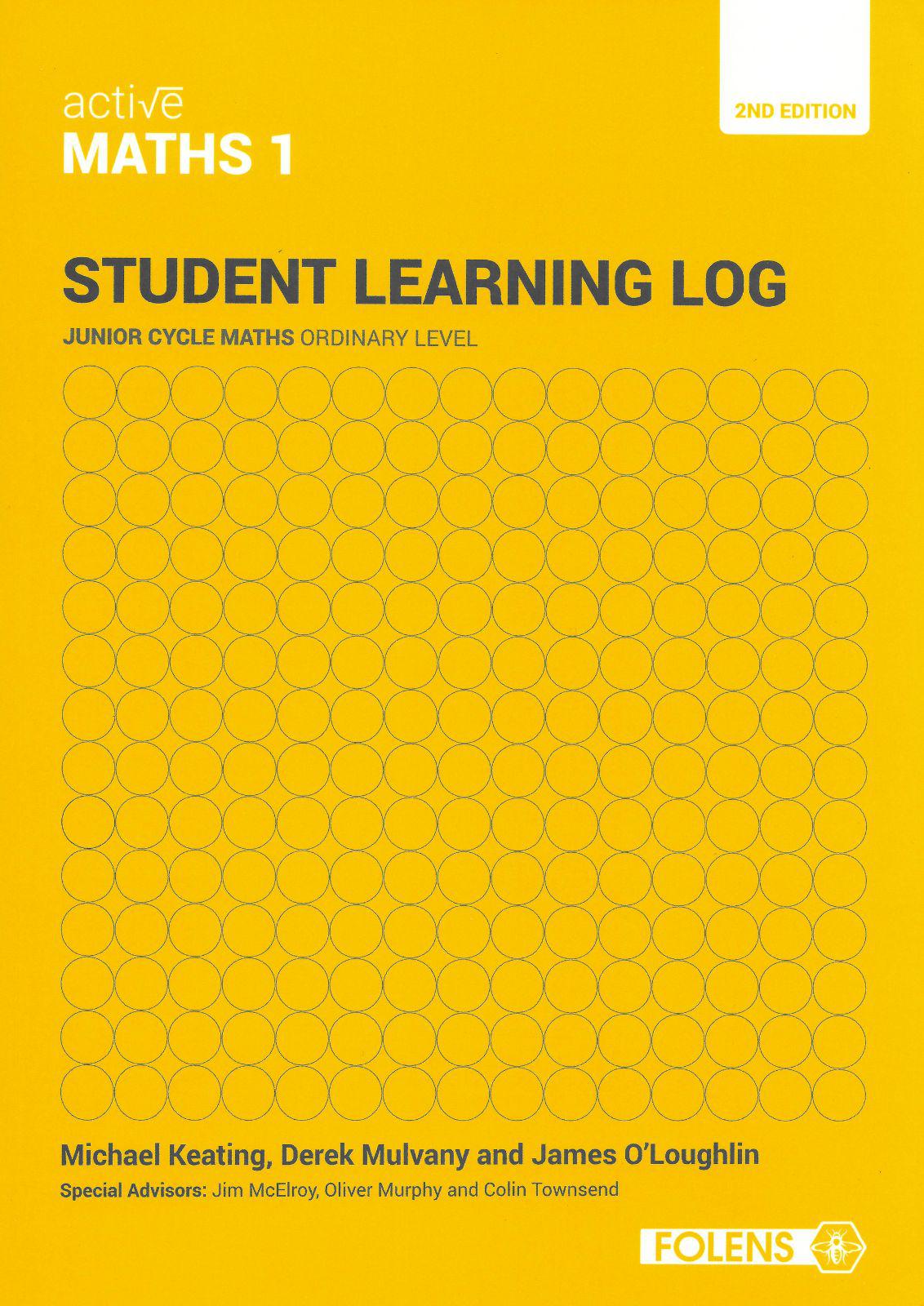 ■ Active Maths 1 - Student Learning Log - 2nd / Old Edition (2018) by Folens on Schoolbooks.ie