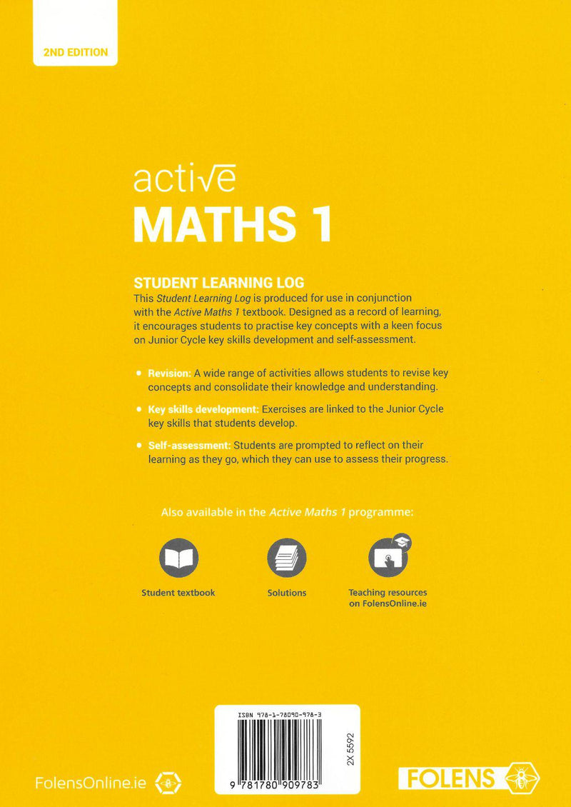 ■ Active Maths 1 - Textbook & Workbook Set - 2nd / Old Edition (2018) by Folens on Schoolbooks.ie
