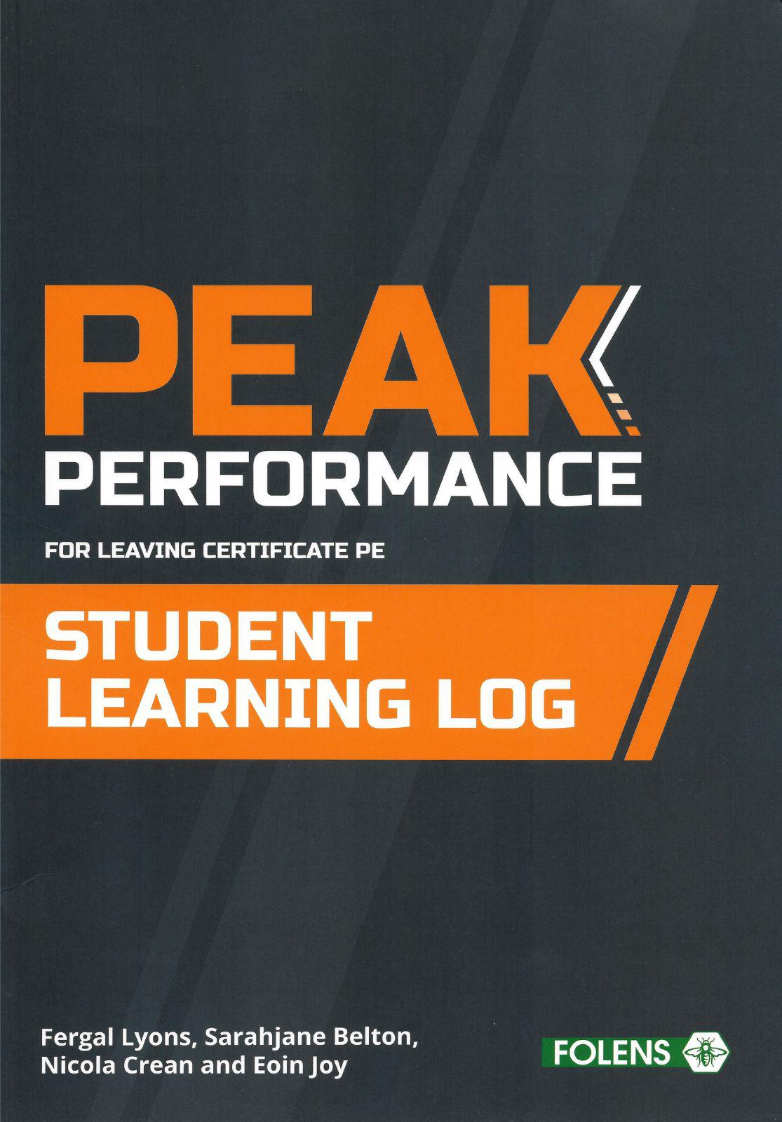 Peak Performance - Student Learning Log Only by Folens on Schoolbooks.ie